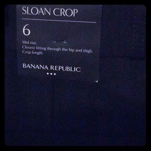 Banana Republic Sloan Crop pant